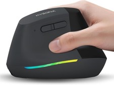 Wireless Ergonomic Mouse, Vertical Mouse, Bluetooth Ergo Mouse, Quiet Click, 5 L picture
