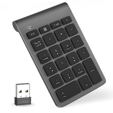 Number Pad for Laptop, 10 Keys USB Number Numeric Keypad Numpad, 22 Keys Wire... picture