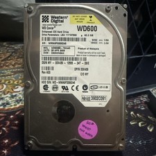 Western Digital WD Caviar WD600 60 GB IDE PATA 3.5