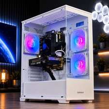 Gaming PC Desktop Computer i7 Ryzen 7 Up to 32GB RAM 2TB SSD RTX 5060 Win11 WiFi picture