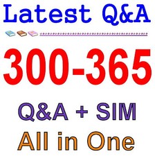 Cisco Best Practice Material For 300-365 Exam Q&A+SIM picture