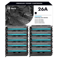 10x CF226A Toner Cartridge W/Chip For HP 26A Laserjet Pro M402dw M426fdw picture
