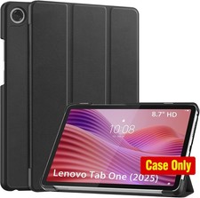Black Folio Case with Slim Light Trifold Stand for Lenovo Tab One/K9 8.7 Inch 20 picture
