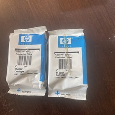 GENUINE HP 75 Tri-Color Ink Cartridges CB335WN, CB337WN SEALED picture