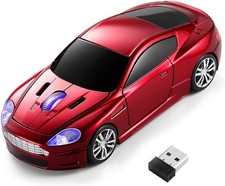 Red Computer Wireless Sports Car Mouse Laptop Optical Gaming Mice 2.4GHz picture