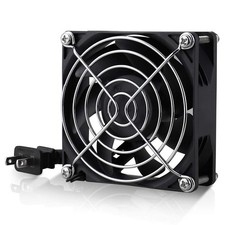 Compact 80mm Axial Fan - Quiet 30dBA, 43.6 CFM, Durable Design for Electronics picture