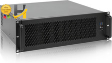 3U Rackmount Server Chassis 360mm Liquid Cooling ATX Case SFX PSU Black picture