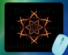 Fiery Pentagram    mouse pad picture