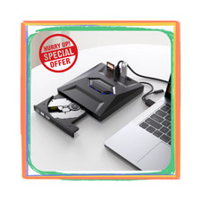 External CD DVD Drive USB 3.0 Writer Burner Player for PC Laptop Windows 11 10 picture