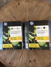 Genuine HP 62XXL Black &  HighYield Color Ink ENVY 5542 5545 5660 5663 7640 7645 picture