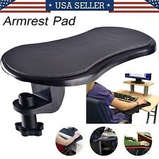 Black Computer Desk Chair Table Arm Wrist Rest Mouse Pad Support Home 29cm picture