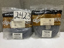 BLACK BOX EVNSL640-0100 PATCH CABLE GIGATRUE 550 CAT 6 100FT 30.5 LOT OF 2 U3S picture