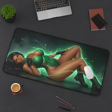 Mortal Kombat Mouse Pad, Jade Desk Mat, Gamer Gift XXL picture