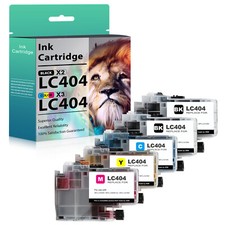 5P  Premium LC404 BCMY for Compatible Brother MFC-J1205 XL J1215 Ink Cartridges picture