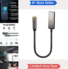 Bluetooth to Aux Adapter USB Powered 3.5mm Receiver for Car Stereo Speaker Amp picture
