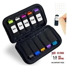 10 Slots Neoprene USB Flash Drive Case with 20 Identification Black-10Slots picture