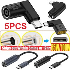 65W/100W Laptop Charger Converter USB Type C PD Power Charging Cable Adapter 5PC picture