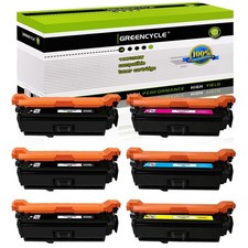 6PK CE250A BCMY Toner Fit For HP 504A Color LaserJet CP3525 3525n 3525dn CP3525x picture