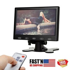US-Portable Monitor 7 inch LCD Display Screen with AV VGA HDMI Input for PC DSLR picture