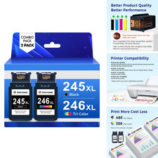Tokyoink 245Xl 246Xl Ink Cartridge Replacement For Canon Ink 245 And 246 Pg-245 picture