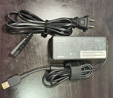 Lenovo 65W AC Power Adapter Charger – Slim Tip (Square) Connector – Genuine OEM picture