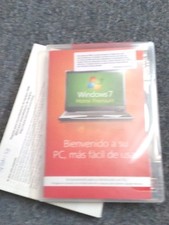 New  Sealed Microsoft OEM System Builder Pack - Win 7 Home  32 Bit DVD Spanish picture