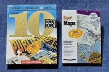 Expert Software Publisher’s Choice The 10 Best & Maps - Vintage IBM Tandy SEALED picture
