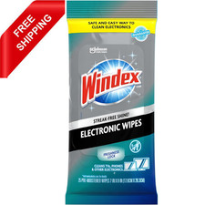 Windex Electronics Cleaning Wipes, Pre-Moistened Screen Wipes for TV, Phones picture