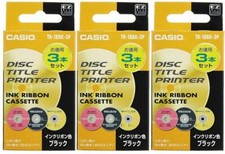Casio TR-18BK-3P Black Thermal Ink Ribbon - 3 Pack 3 Boxes picture