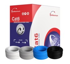 CAT6 500ft UTP Solid Ethernet Cable 23AWG RJ45 LAN Network Bulk Wire LOT picture