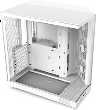 Stylish White H6 Flow Case - 3 Pre-Installed RGB Fans & Dual-Chamber Design picture