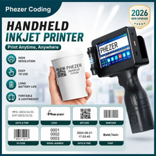 For HP  P17 Handheld Inkjet Printer 12.7mm Smart Labeler for QR Bar Batch Code & picture