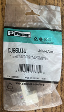 PANDUIT - Min-Com Mod - Cat 3 Jack - USOC - Ivory White - CJ66UIW picture