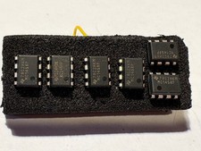 NOS Motorola MC1458P Operational Amplifier 8 Pin Integrated Circuit DIP Package picture