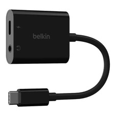 Belkin 3.5mm Audio & USB-C Adaptor Fast Charge for iPad Pro, iPhone, Samsung picture