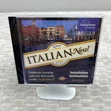 Learn Italian Now Windows/Mac CD-Rom Transparent Language NewSealed picture
