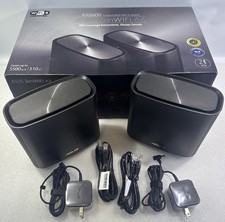 ASUS ZenWiFi AX6600 Tri-Band Mesh WiFi 6 System (XT8 2PK) – Black picture