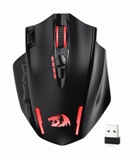 Redragon Impact M913 MAX Wireless RGB Gaming Mouse, 16 Buttons, 3200 DPI Black picture