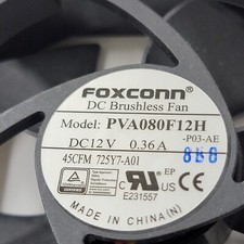 ORIGINAL - Foxconn PVA080F12H DC Brushless Fan DC 12V 0.36 A For DELL OptiPlex picture