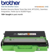 Genuine Brother WT-223CL Waste Toner Box  WT223CL Yields 50,000 Pages picture