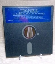 Typing Tutor IV: - w/ Letter Invaders Floppy Disk - IBM, PC, PC/XT, PC AT, PCjr picture