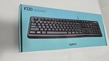 Logitech K120 Black Wired USB Keyboard P/N: 920-002478 New Sealed  picture