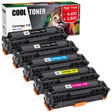 5x Toner Set fit for Canon 118 ImageClass MF8380cdw MF8580cdw MF729Cdw MF8580CDW picture