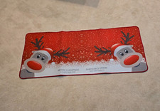 Large Reindeer Christmas Desk Mouse mat 47' x 19