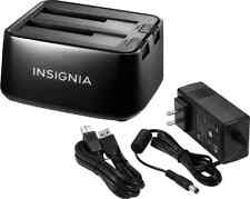 Insignia 2-Bay Hard Drive HDD and SSD Docking Station NS-PCHDEDS19 picture