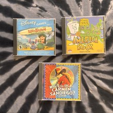 3 CD-ROM windows 95 games vintage  picture