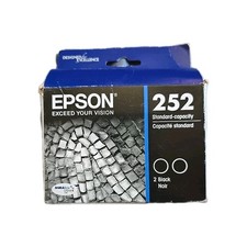 Epson 252 Standard Capacity Black Ink Cartridges 11/2025 picture