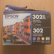 Original EPSON 302 C, M, Y, PB. No 302XL BLACK /NOT INCLUDED picture
