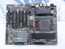 ONE GIGABYTE GA-990FXA-UD5 Socket AM3+ AMD 990FX DDR3 ATX USB3.0 Used picture
