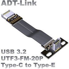 ADT-Link USB3.2 Interface Expansion Adapter Cable Type-C to 19P/20P Motherboard picture